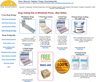 Tablet Screenshot of drug-testing-products.com